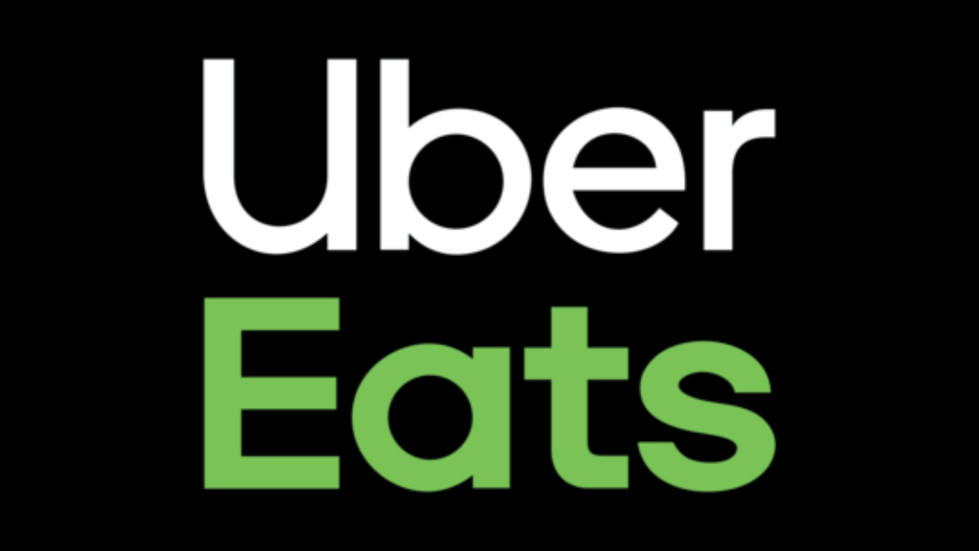 Logo Uber Eats associé à Nock Thai Limoux sur fond noir moderne et épuré,