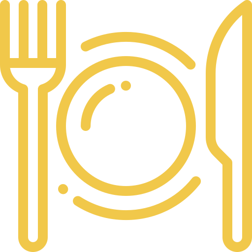 Logo moderne de couverts pour Nock Thai à Limoux, design stylisé évoquant la restauration asiatique,